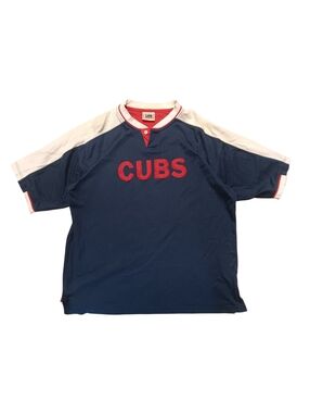90s Lee Sports Cubs Navy & White Short Sleeve Jersey Tee - XL